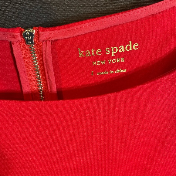 Kate Spade Dress: Large/Red - Picture 3 of 7